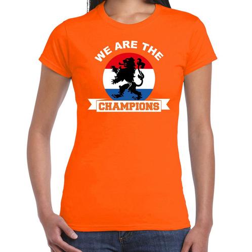 Oranje fan shirt / kleding Holland we are the champions EK.., Hobby en Vrije tijd, Feestartikelen, Ophalen of Verzenden