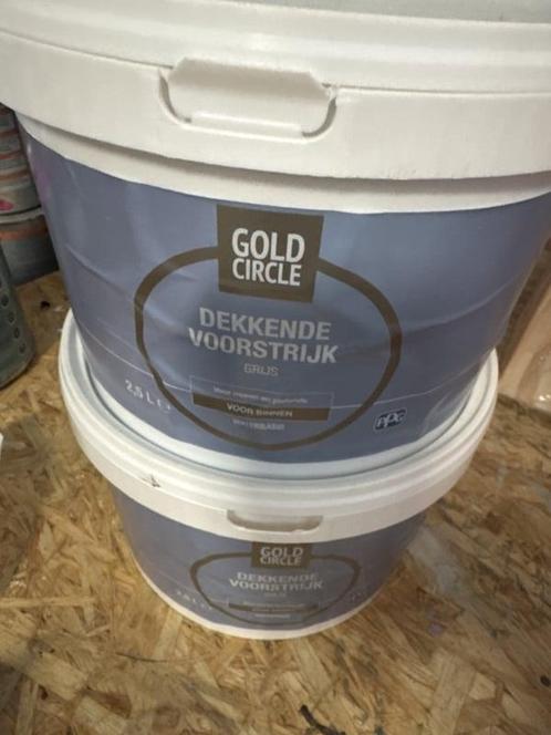 Gold Circle Dekkende Voorstrijk - 5 liter, Doe-het-zelf en Verbouw, Verf, Beits en Lak, Verf, Overige kleuren, Nieuw, 5 tot 10 liter
