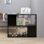 vidaXL Tv-meubel 80x24x63 cm bewerkt hout zwart, Huis en Inrichting, Verzenden, Nieuw, 50 tot 100 cm, Minder dan 25 cm
