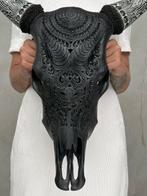 GEEN RESERVERINGSPRIJS - Prachtige koe schedel met Boheemse