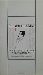 Een literatuur van verwondering 9789039106570 Robert Lemm, Boeken, Verzenden, Gelezen, Robert Lemm