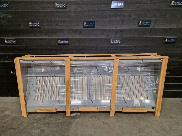 Afzuigkap | verlichting | doosmodel | 250 cm, Zakelijke goederen, Horeca | Keukenapparatuur, Gebruikt, RVS Meubilair