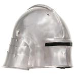 vidaXL Ridderhelm middeleeuws replica LARP staal, Verzenden, Nieuw