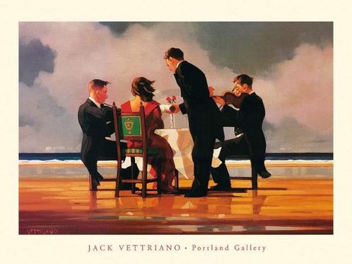 Kunstdruk Jack Vettriano - Elegy for The Dead Admiral, Huis en Inrichting, Woonaccessoires | Schilderijen, Tekeningen en Foto's