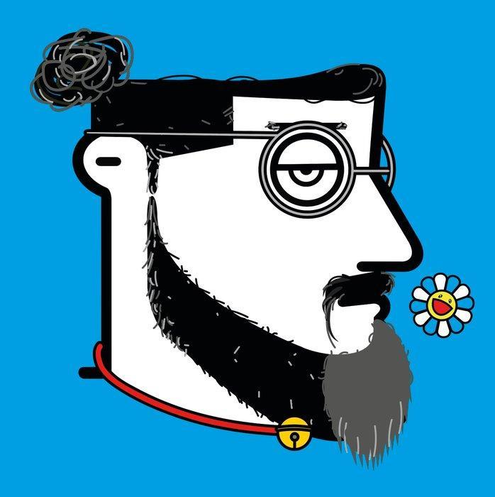 IABO (1980) - Murakamiabo (Portrait of Murakami), Antiek en Kunst, Kunst | Designobjecten