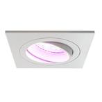 Zigbee smart Inbouwspot Wit 4.7W | Vierkant | 80 mm, Ophalen of Verzenden, Nieuw, Plafondspot of Wandspot, Led
