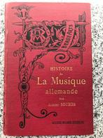 Histoire de la musique Allemande (Albert Soubies), Boeken, Muziek, Gelezen, Albert Soubies, Verzenden, Genre of Stijl