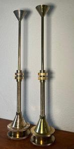 Tom Dixon - Kaarsenhouder (2) - Aluminium, Messing - Tom, Nieuw