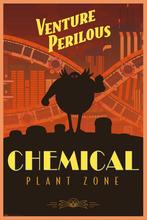 Poster Sonic the Hedgehog Venture Perilous Chemical Plant, Verzamelen, Verzenden, Nieuw, A1 t/m A3