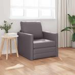 vidaXL Vloersofa Bed met kussen Grijs 74 x 77 x 81 cm, Huis en Inrichting, Verzenden, Nieuw, Stof, Minder dan 150 cm