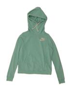 NIKE Womens Hoodie Jumper UK 14 Medium Turquoise Cotton, Kleding | Dames, Truien en Vesten, Verzenden, Nieuw