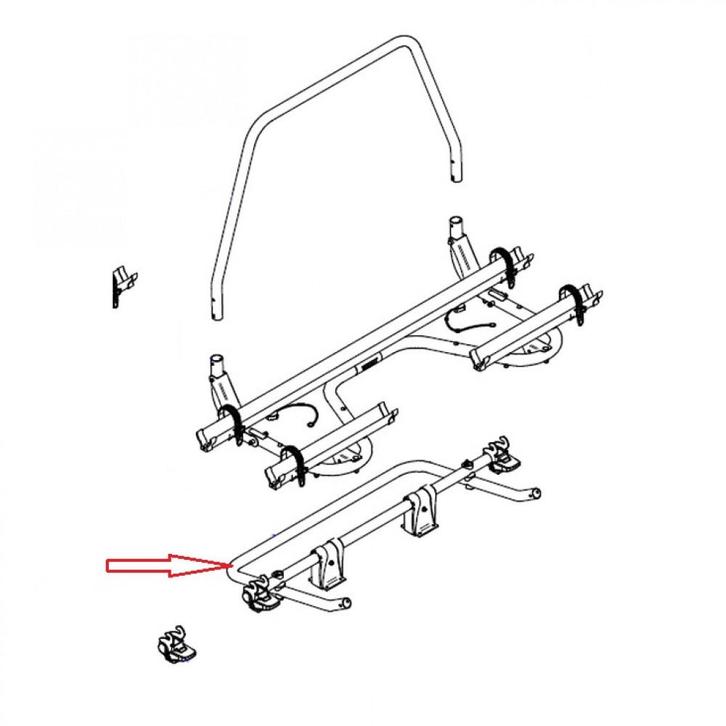 Thule caravan SuperB base 1500602772, Auto diversen, Fietsendragers, Ophalen of Verzenden