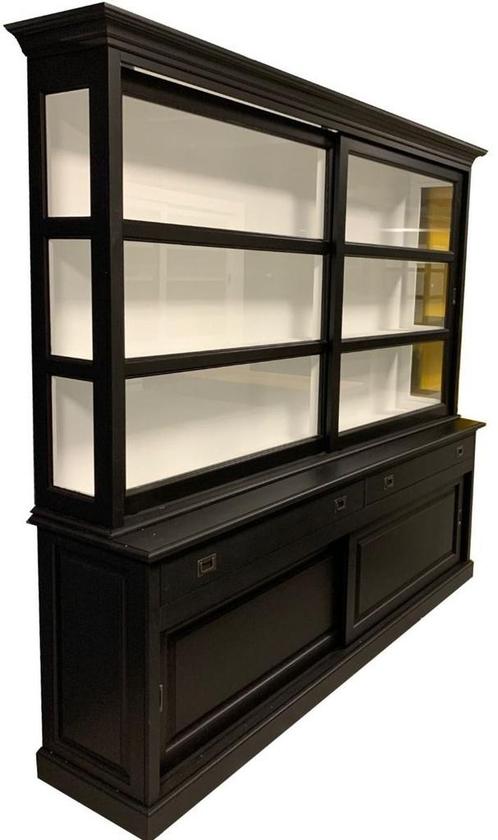 Buffetkast zwart Bussum 240cm, Huis en Inrichting, Kasten | Buffetkasten, Ophalen of Verzenden