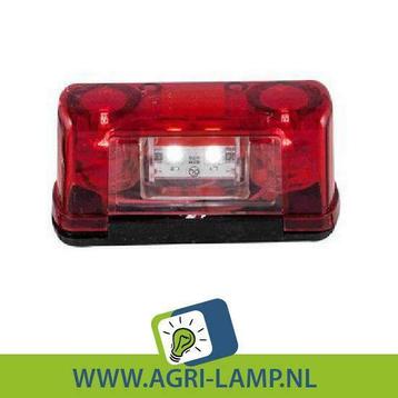 AANBIEDING. rood nummerplaatverlichting led