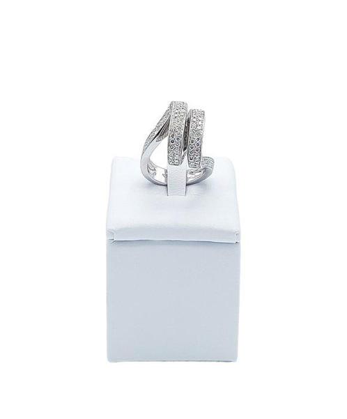 Ring - 18 karaat Witgoud - 2.20ct. tw. Diamant (Natuurlijk), Sieraden, Tassen en Uiterlijk, Ringen