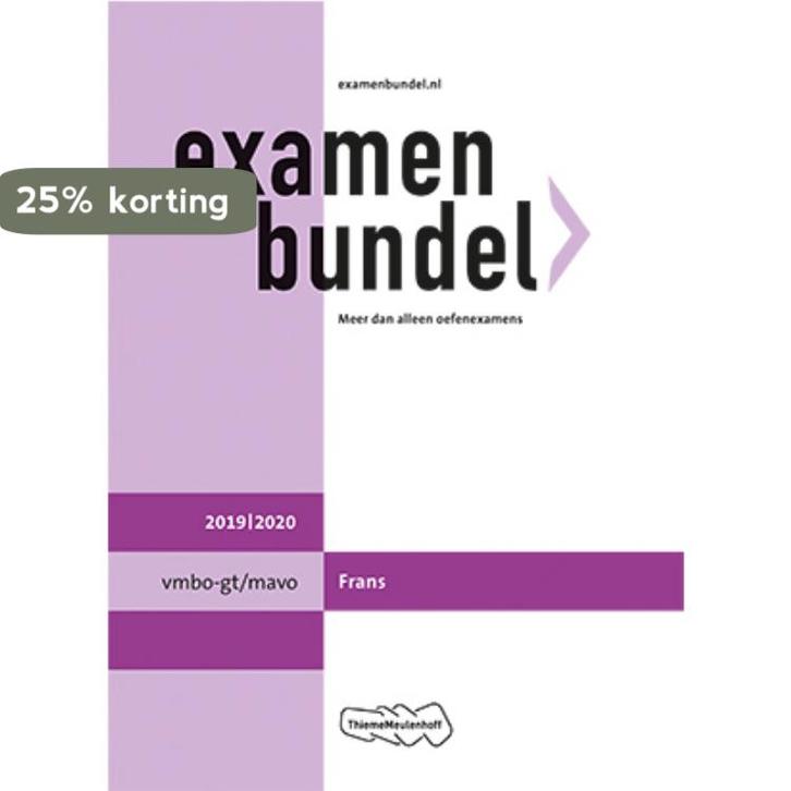 Examenbundel vmbo-gt/mavo Frans 2019/2020 9789006691078, Boeken, Schoolboeken, Zo goed als nieuw, Verzenden