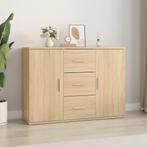 vidaXL Dressoir 91x29,5x65 cm bewerkt hout sonoma, Verzenden, Nieuw, 50 tot 100 cm, 25 tot 50 cm