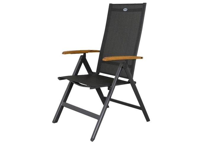 Hartman verstelbare tuinstoel Napoli - Teak armleuning, Tuin en Terras, Tuinstoelen, Nieuw, Overige materialen, Verzenden