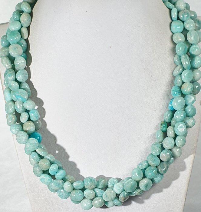 Amazoniet natuurlijk - 4 rondes - Innerlijke Vrede -, Verzamelen, Mineralen en Fossielen