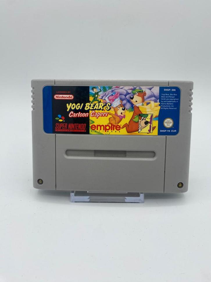 *USED* Yogi Bears Cartoon capers / SNES, Spelcomputers en Games, Games | Nintendo Super NES, Gebruikt, Verzenden