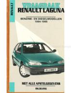 1994-1995 RENAULT LAGUNA BENZINE | DIESEL VRAAGBAAK, Auto diversen, Handleidingen en Instructieboekjes