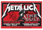 Posters - Poster Metallica - The Cult, Verzamelen, Verzenden, Zo goed als nieuw