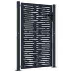 Poort 105x155 Antraciet - Retourdeal - Tuin Makeover! 51%, Met poort, Nieuw, Ophalen of Verzenden, Tuinhek