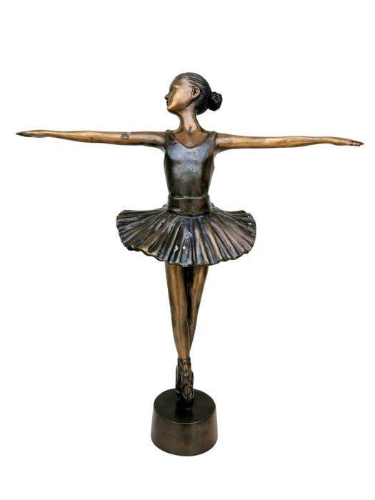 sculptuur, Ballerina - 32 cm - Brons, Antiek en Kunst, Kunst | Designobjecten