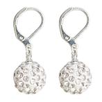 Fako Bijoux® - Oorbellen - Disco Dots - Ring Hanger – Wit, Sieraden, Tassen en Uiterlijk, Verzenden, Nieuw