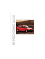 1990 PEUGEOT 205 BROCHURE FRANS, Nieuw, Peugeot, Author