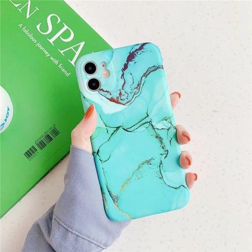 iPhone 6S Plus Hoesje Marmer Textuur - Shockproof Glossy, Telecommunicatie, Mobiele telefoons | Hoesjes en Frontjes | Apple iPhone