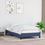 vidaXL Bedframe 90x190 cm stof in de kleur blauw, Huis en Inrichting, Slaapkamer | Bedden, Ophalen of Verzenden, Nieuw