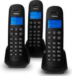Profoon PDX-300 TRIPLE DECT telefoon - Verlicht display - zw, Verzenden, Zo goed als nieuw