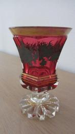 Moser - Wijnglas - Kristal - Czech Moser glass Emaillé