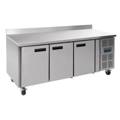 Polar RVS 3-deurs Vrieswerkbank | met Spatrand | 417L, Zakelijke goederen, Horeca | Keukenapparatuur, Verzenden