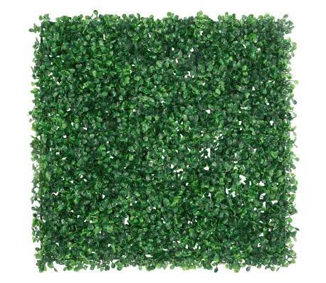 VidaXL hek met kunstheester, groen, 6 x 50 x 50 cm, Diversen, Overige Diversen, Ophalen