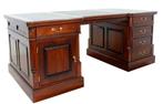 Bureau Klassiek Engels | 180 x 75 x 80 | Mahoniehout | NIEUW
