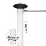 Aluminium baniermast 70mmØ 6 meter, Verzenden, Nieuw