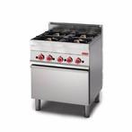 Gasfornuis Gastro M 650 - 4 branders - met oven - aardgas, Verzenden, Nieuw in verpakking