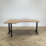 hoekbureau (links) 180x120 cm, beuken - zwart, Huis en Inrichting, Ophalen of Verzenden, Gebruikt, Bureau