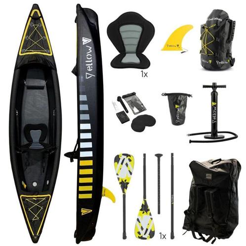 YellowV Opblaasbare Kajak 1 pers., Watersport en Boten, Bootonderdelen, Nieuw, Zeilboot of Motorboot, Ophalen of Verzenden
