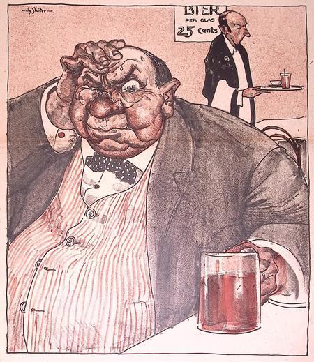 Prijs van bier in Nederland tijdens Eerste Wereldoorlog, Antiek en Kunst, Kunst | Litho's en Zeefdrukken, Verzenden