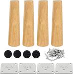 4x Houten Meubelpoten 15 cm – Stevig, Inclusief, Huis en Inrichting, Verzenden, Nieuw