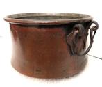 Openhaard accessoire - Koper - Koperen ketel, blokkenbak