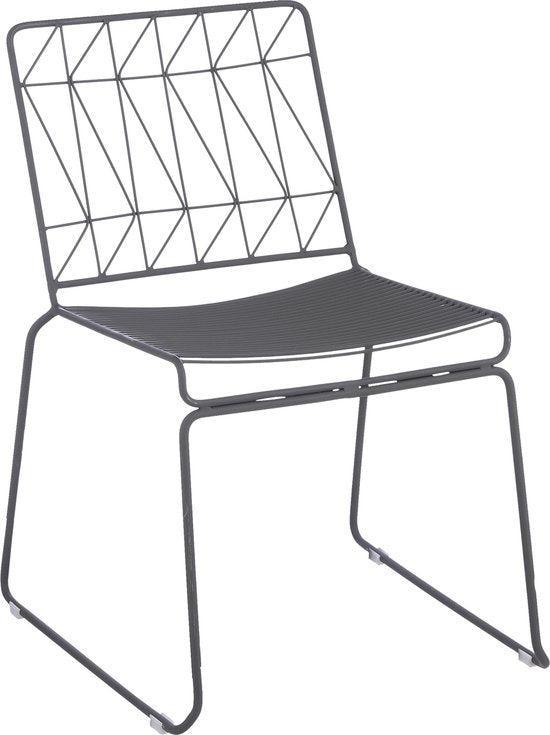 2dekans | Mica Decorations Bueno Tuinstoel - 53 x 55 x 77 cm, Huis en Inrichting, Complete eetkamers, Zo goed als nieuw, Ophalen of Verzenden