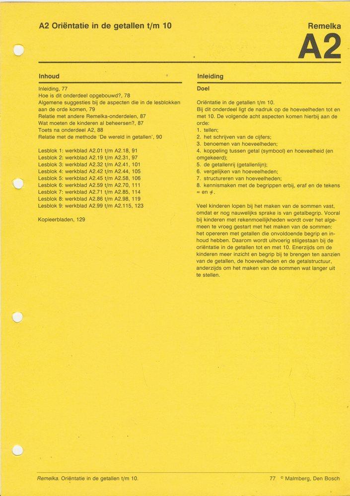 Remelka A2 (zie omschrijving), Boeken, Schoolboeken, Nieuw, Verzenden