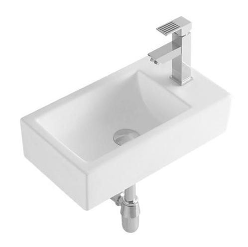 TOILETFONTEIN | WIT | Kraangat rechts 45,5×25,5×12 cm, Doe-het-zelf en Verbouw, Sanitair, Nieuw, Wastafel, Ophalen of Verzenden
