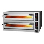 GGM Gastro | Elektrische pizzaoven - 6+6x 35cm (Breedte) - |, Tuin en Terras, Pizzaovens, Verzenden, Nieuw, GGM Gastro