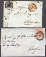 Italiaanse oude staten - Lombardije Venetië 1850 - Lombardo, Gestempeld