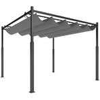 Pergola Ca. 3x3 M Vrijstaande Terrasoverkapping Met Schuifda, Verzenden